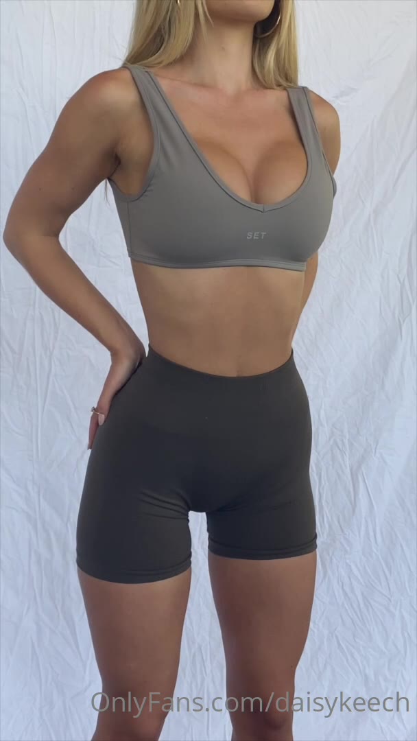 daisy keech bubble but workout