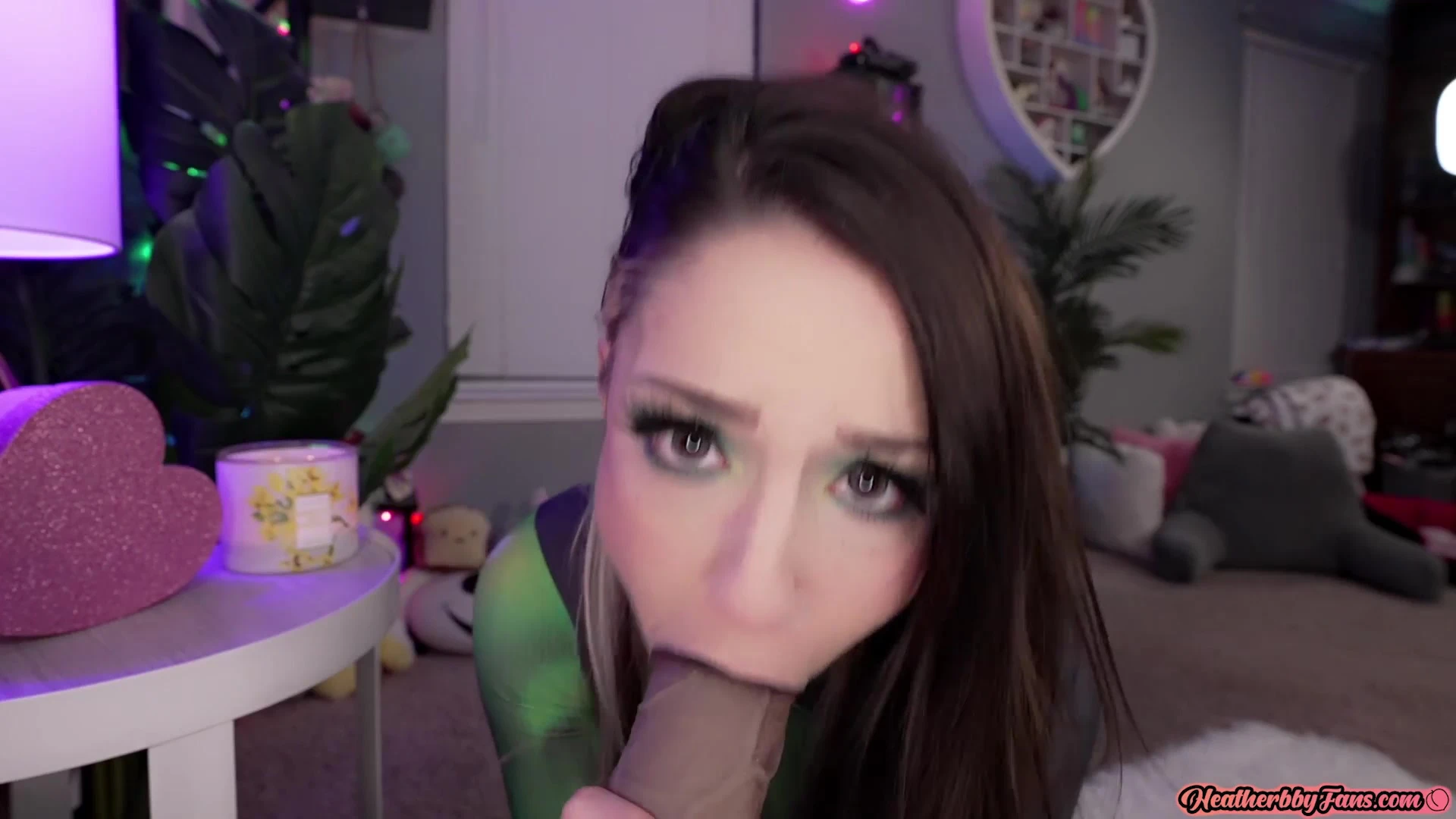 Considerate sucking huge tits Heatherbby boobs