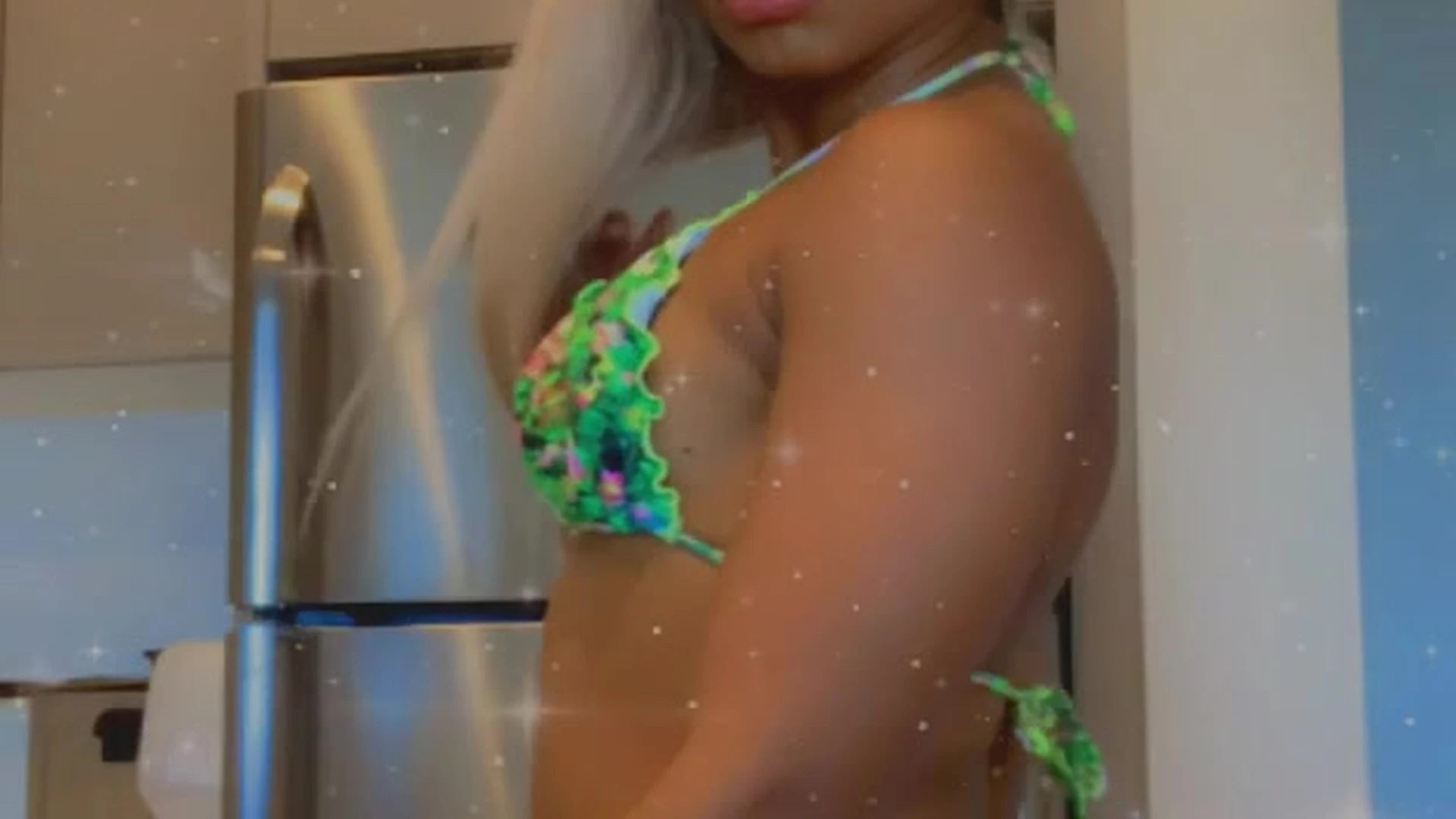 Confident  sucking fitness Qimmah Russo Leaked