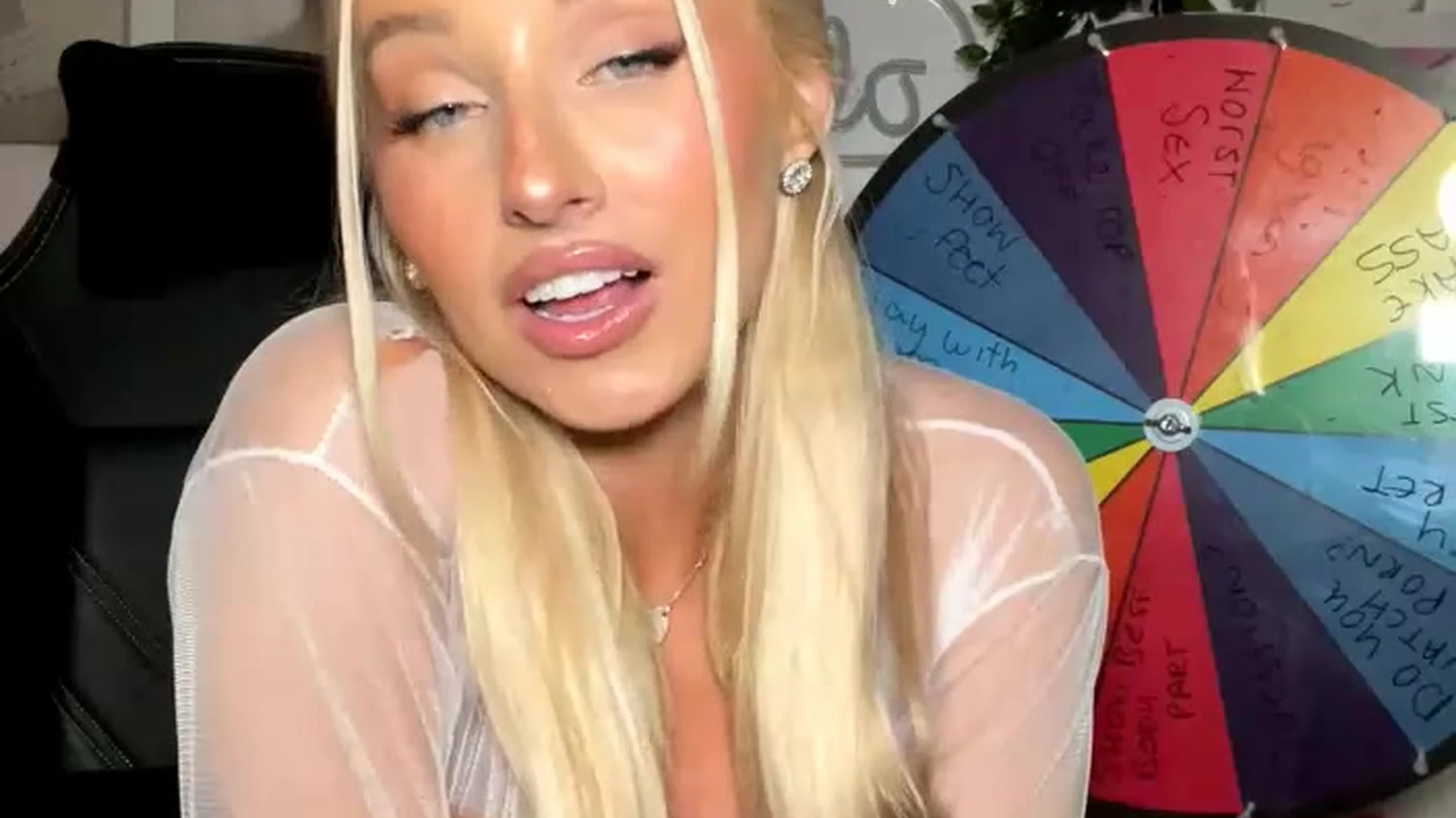 Babe sucking small tits Charlotte Parkes leaked xxx