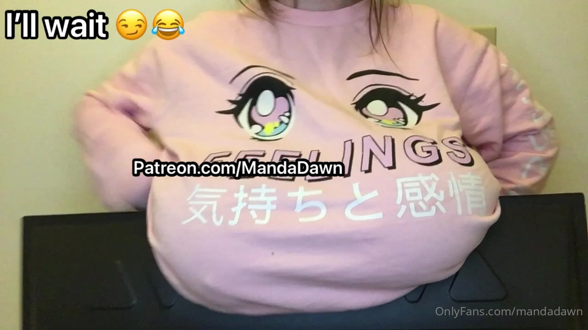impressive big natural tits Amanda Love naked