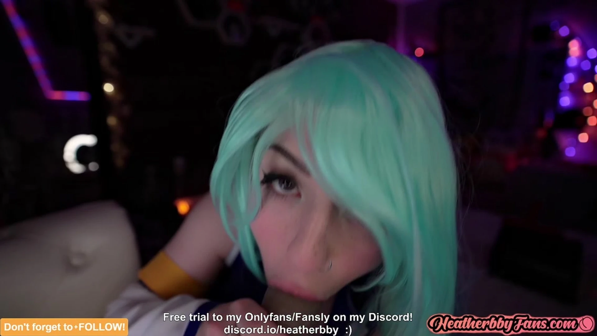 Skilled sucking camgirl Heatherbby leak pic