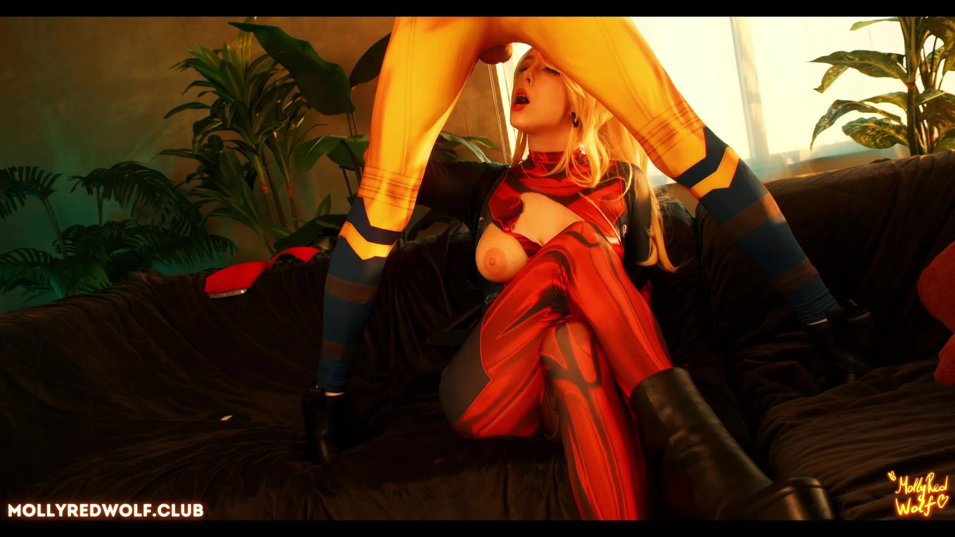 streamer MollyRedWolf onlyfans Exclusive full video