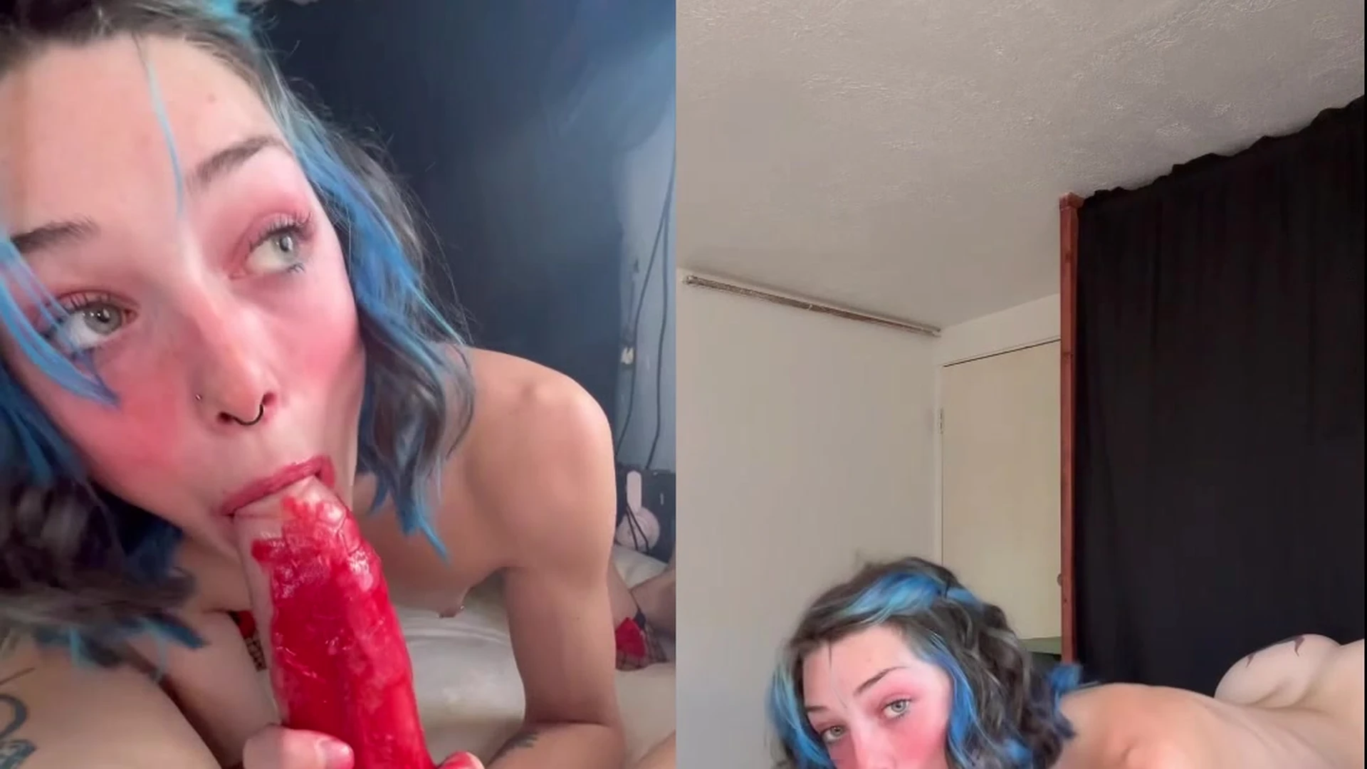 Sensational whore brunette shrooms Q nude porn leak