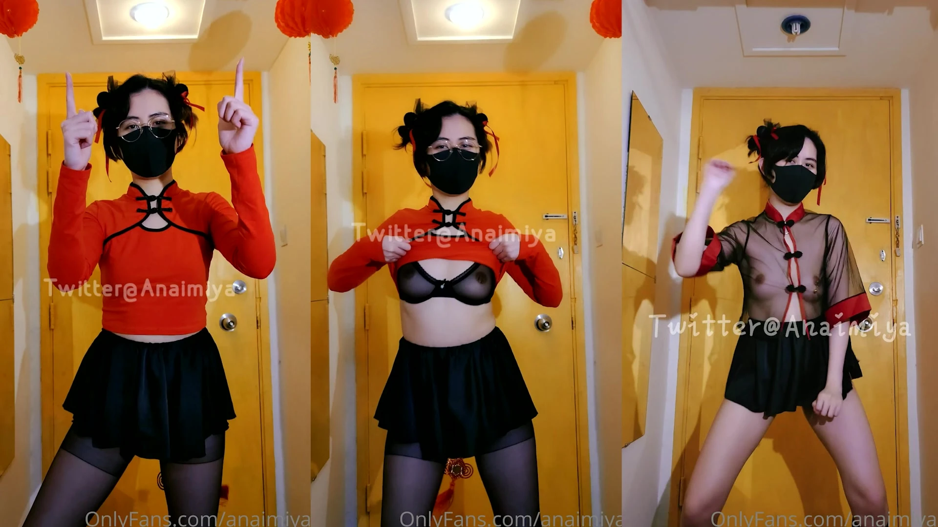 bimbo sucking small tits Anaimiya ass